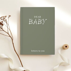 Querido bebé Cuaderno Cartas a mi hija Cuaderno de tapa dura Querido diario de la hija La historia para usted libro Diario personalizado para regalo de bebé