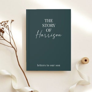 La historia de ti Cuaderno de tapa dura, Querido diario de hija Nombre de regalo personalizado Diario Diario personalizado Nombre del bebé cartas del cuaderno para usted