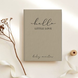 Cartas a mi hija Cuaderno diario querido bebé diario querida hija Regalo personalizado nombre Diario Diario personalizado tapa dura para bebé