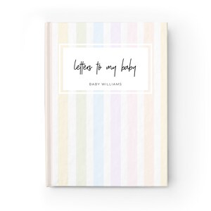 Diario de bebé personalizado personalizado, diario de embarazo personalizado, cartas a mi cuaderno de bebé, diario de embarazo, diario de cartas a mi hija