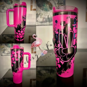 40oz off road 4x4 mud tire tumbler