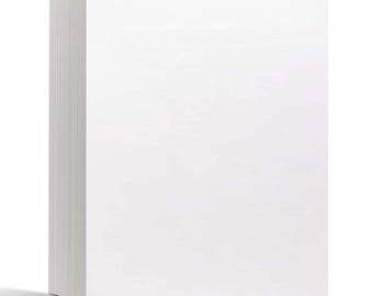 iFrame Pre-Cut White Backing Boards for Pictures, Prints, Frames | Acid Free White Craft Cardboard Sheets | Backing Boards Only (Pack of 50)