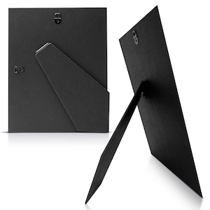 iFrame - Caballete ajustable para bricolaje, base para fotos, parte trasera de cartón negro sólido para marcos de fotos, soporte para fotos, fabricado en EE. UU.