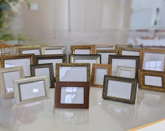 Assorted Frame Bundle | Picture Photo Frames I Desktop & Wall Frames | 4x6, 5x7, 8x10 I Glass, Easel and Hangers Included I READY TO USE