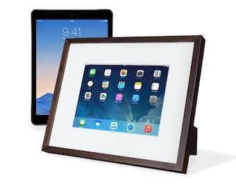 iFrame – Convierta su iPad en un hermoso marco de fotos digital interactivo – Incluye soporte de mesa y soporte de pared para todos los iPad de 9.7”