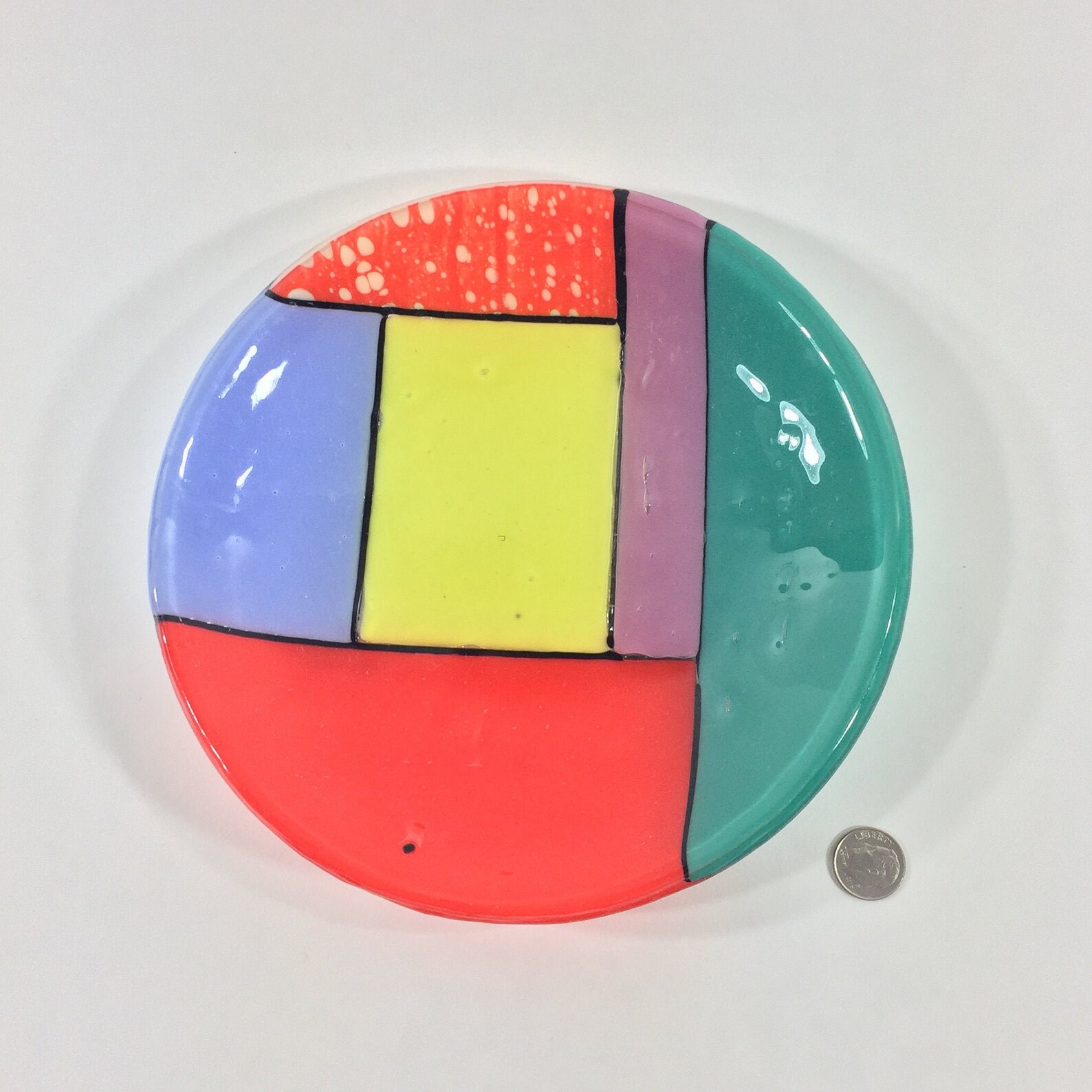 Plaque décorative en verre fondu coloré Verre de collection - Etsy France