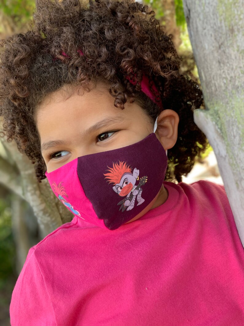 Queen Barb Face Mask Poppy Face Mask TROLLS World Tour Face Etsy