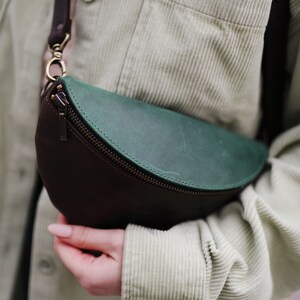 Sac de hanche en cuir petit sac sac de taille unisexe sac banane vendeurs ukrainiens