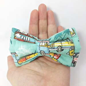 Hippie Van Dog Bow Tie , Flower power , Surf beach dog bow , Summer Bow Tie for dogs , " HIPPIE " image 5