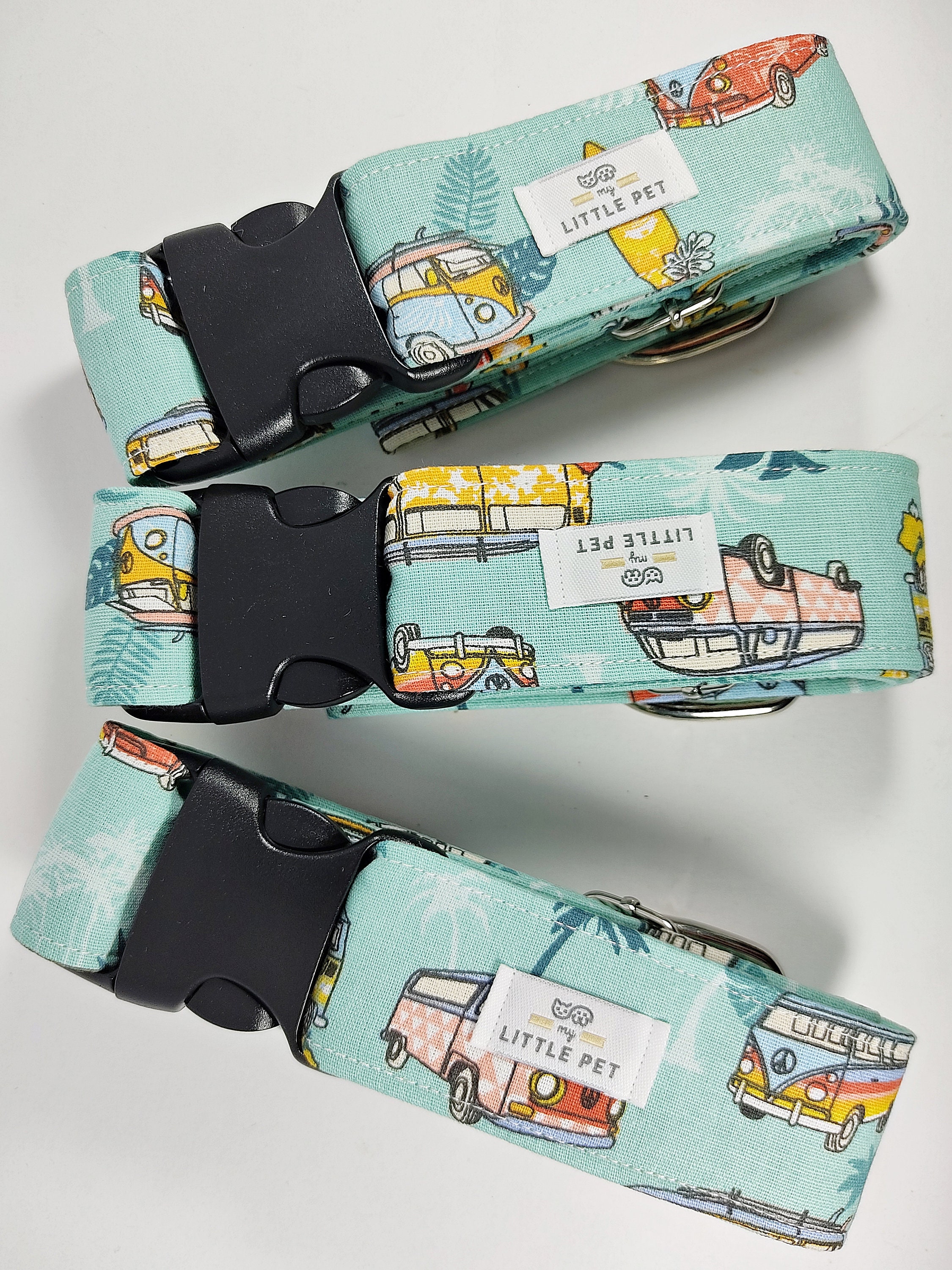 Dog Collar Fabric Surf Dog Collar Large Dog Collar Dog Etsy UK