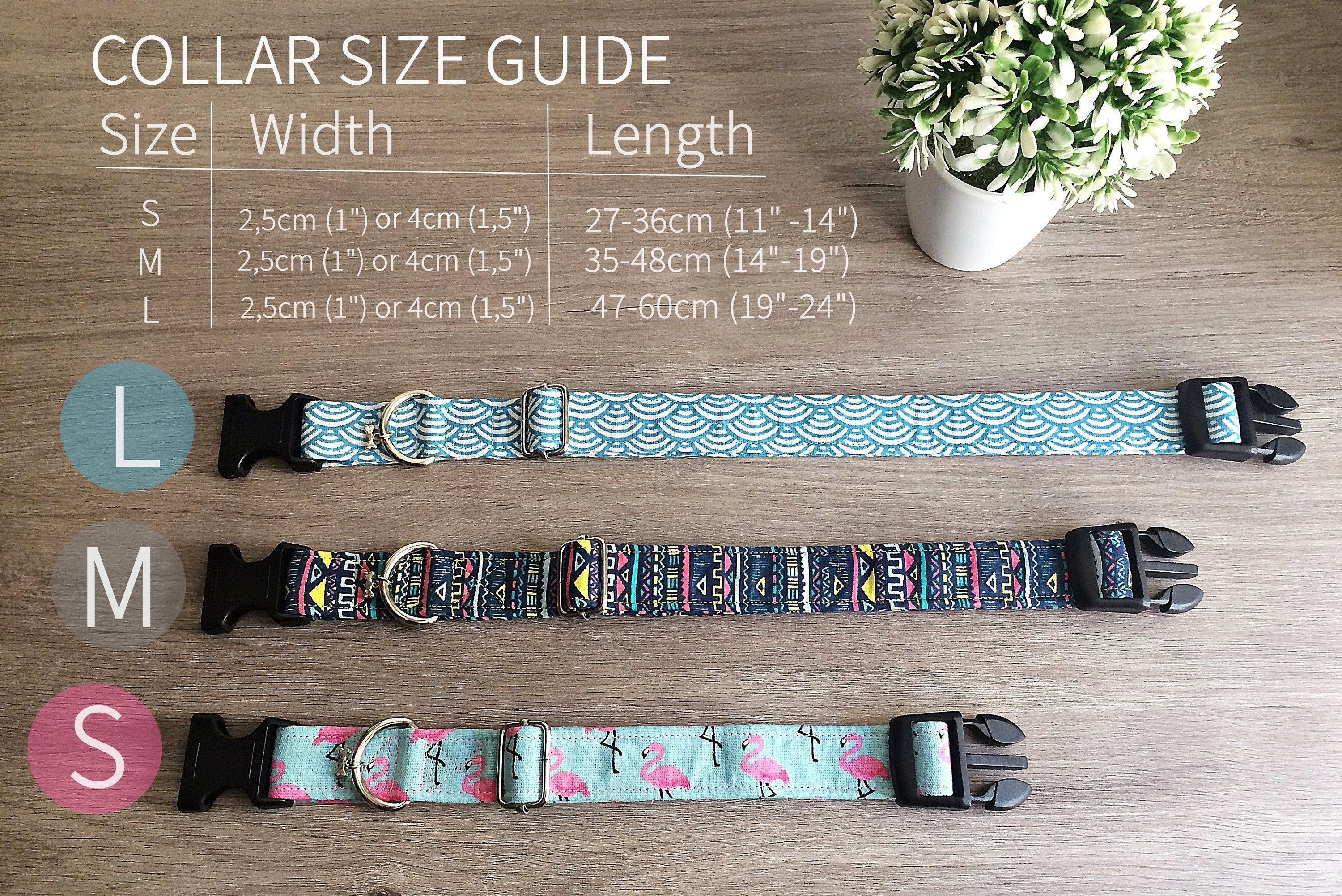 Dog Collar Fabric Surf Dog Collar Large Dog Collar Dog Etsy UK