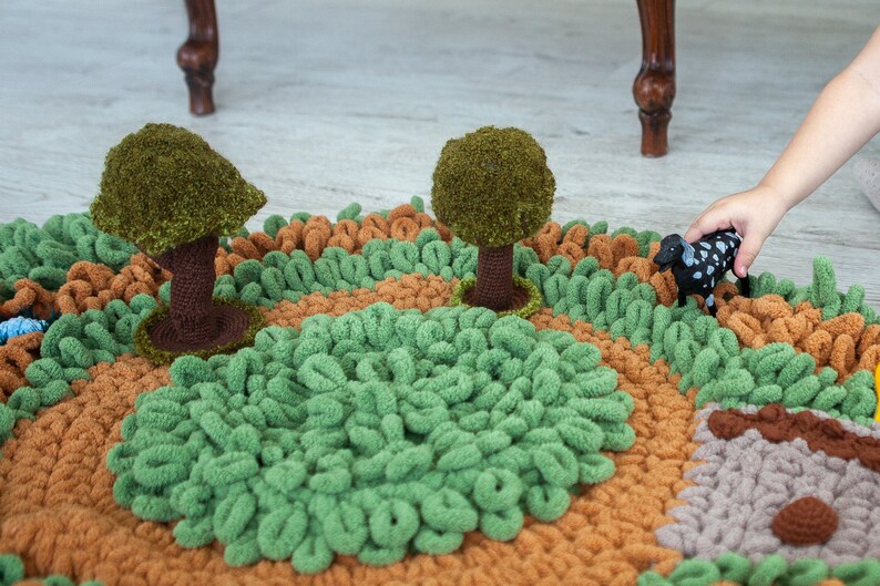 Baby play mat. play mat. round play mat. tummy time mat. baby Etsy