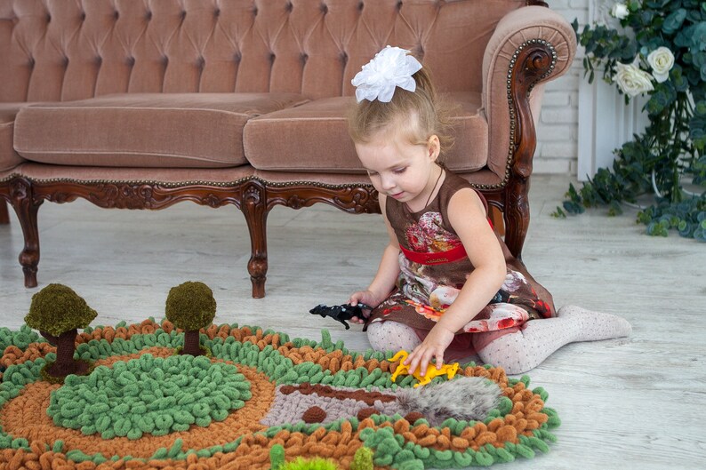 Baby play mat.Montessori baby play mats.farm Etsy