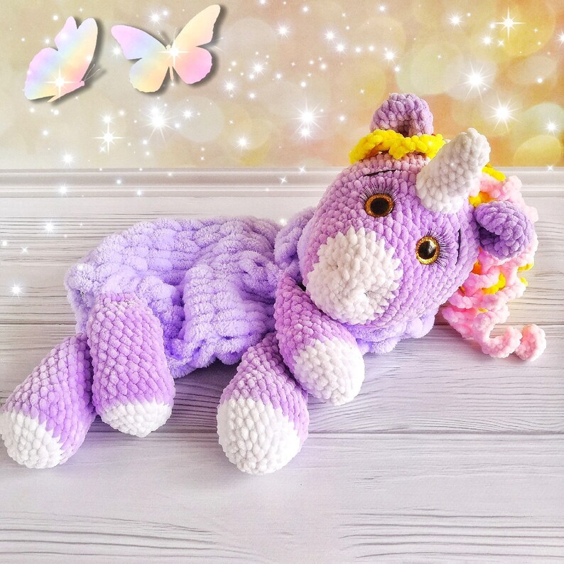 Crochet unicorn PATTERN Amigurumi BIG unicorn tutorial Etsy