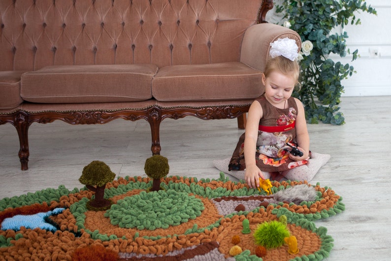 Baby play mat.Montessori baby play mats.farm Etsy