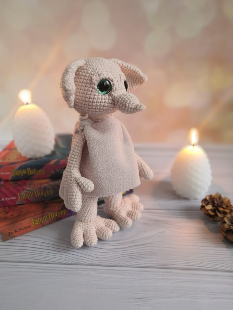 Crochet dobby.house elf pattern.amigurumi dobby.fantastic Etsy