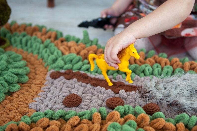 Baby play mat.Montessori baby play mats.farm Etsy