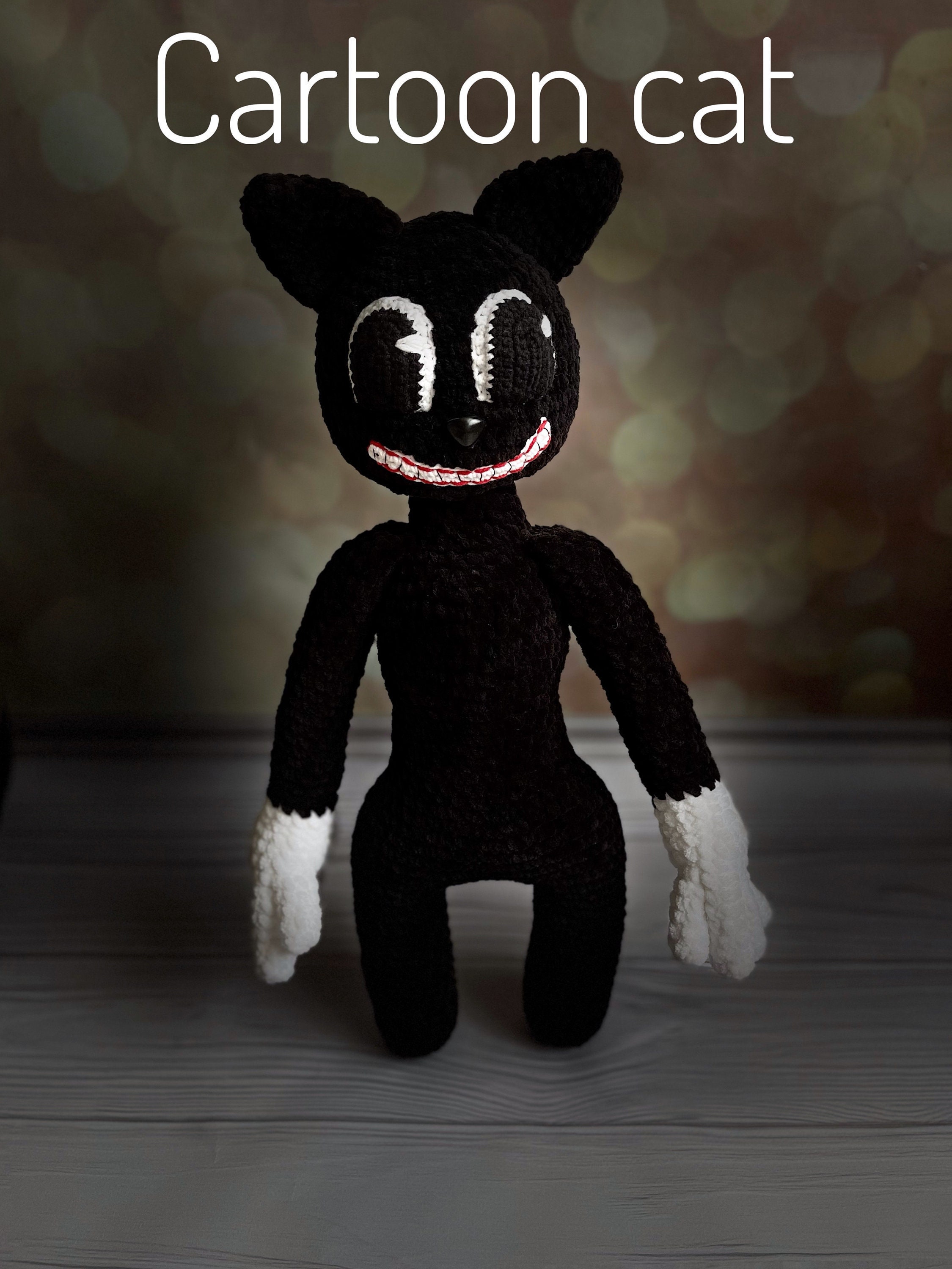 Cartoon Cat Cartoon Cat Plush Scp Cartoon Cat Etsy