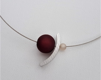 M Interchangeable necklace - sickle - including 10 Polaris beads for interchange - neckless for women - aluminum jewelry - Polaris jewelry - jewelry