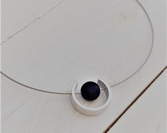A Interchangeable necklace - including 15 Polaris beads for interchange - Polaris necklace - Polaris - Aluminum jewelry - Polaris jewelry - Interchangeable jewelry