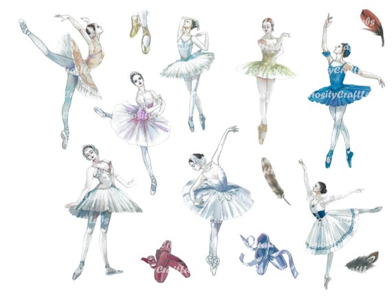 Instant Download Ballerina Printable Ballerina Digital - Etsy