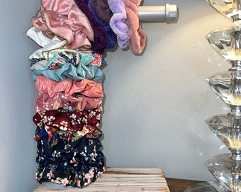 Farmhouse Style Scrunchie Stand, Scrunchie Organizer, Scrunchie Storage, Hair Tie Holder, Unique n  Stylish Scrunchie Storage, Gifts for Her