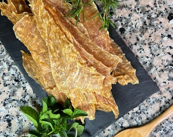 Chicken Jerky for Dogs| Homemade Dehydrated Dog Treats | Natural Training Treats  | Best Gift for Pet Lovers | Made in USA | Made-to-Order!