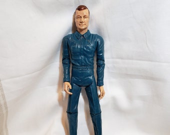 Vintage 1960's Marx Double Agent Mike Hazard Action Figure With Accessories