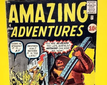 Vintage Adventures Comic Book, 1961 Issue #4