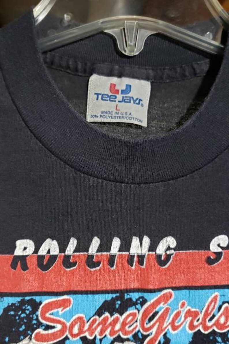 Vintage Authentic 1978 Rolling Stones Some Girls Concert Tee Shirt