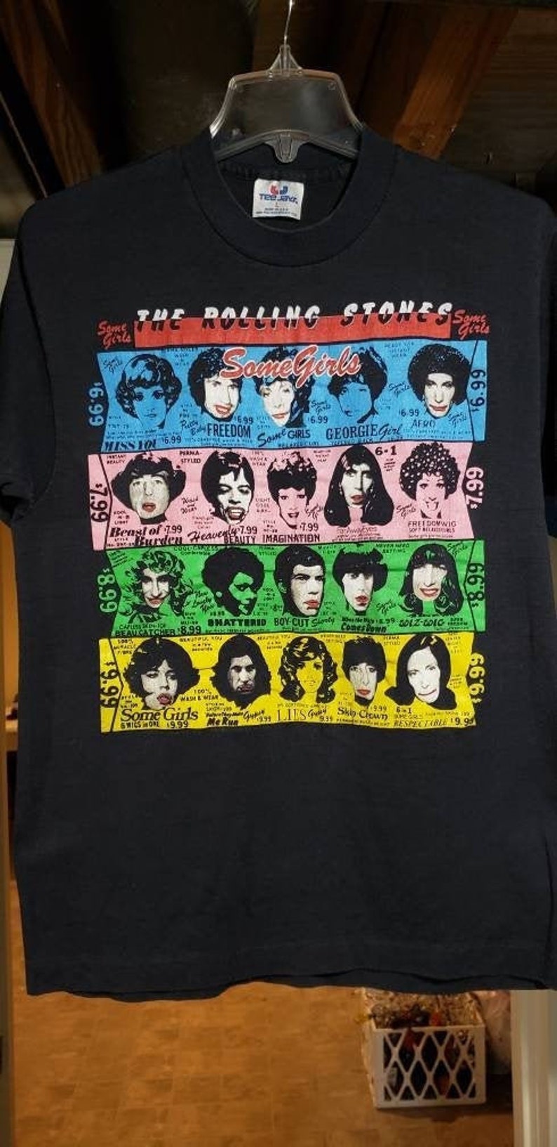 Vintage Authentic 1978 Rolling Stones Some Girls Concert Tee Shirt