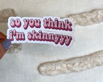 Skinny Stickers Etsy