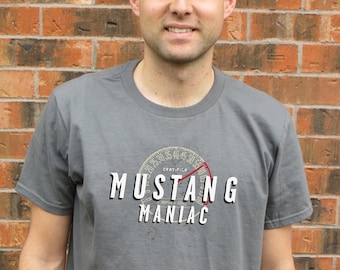 Ford Mustang T-Shirt Mustang Unisex Men’s/Women’s T-Shirt Muscle Car Short Sleeve Tee Unique Design Mustang Gift FREE SHIPPING