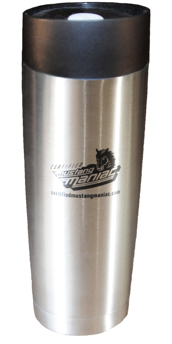 Ford Mustang Tumbler,Insulated Stainless Steel Tumbler,Vacuum Sealed,Logo Water Bottle,Muscle Car,Unique Design,Mustang Gift FREE SHIPPING