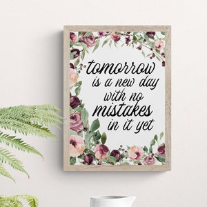 Anne auf Green Gables Kunst Druck L M Montgomery Zitat Keine Fehler Poster Anne mit an E Download Buch Liebhaber Geschenk druckbare Wandkunst