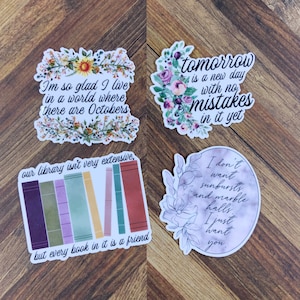 Anne of Green Gables-stickers - L. M. Montgomery - waterdichte stickers en ultradunne magneten