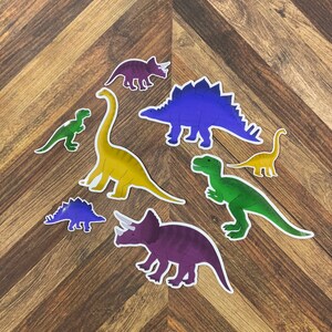 Dinosaur Stickers - T-Rex Sticker - Dino Stickers - Waterproof Stickers or Ultra Thin Magnets