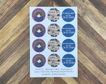 Literary Gifts - Book Nerd Stickers