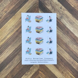 Literary Gifts - Book Nerd Stickers - Cozy Stickers