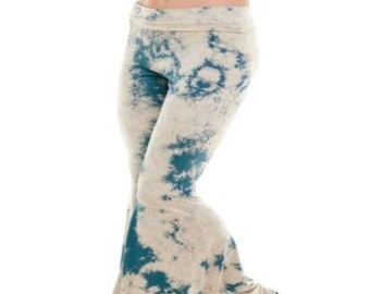 Sale!!! Only!! Bully Tie Dye Flare PANT Washed Yoga Pant LEGGINGPANT Multicolor Legging BUYNOW! Waistband Wide Pant Legging Priced Cheap