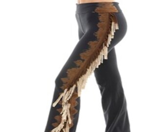 fringe yoga pants