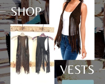 Sale!! Alert!! Bully Fringe JACKET Dangling VEST Open Front BUYNOW!! Wash Distressed Overlay Tassel Price Cheap Cardigan Bling Mineral Wash