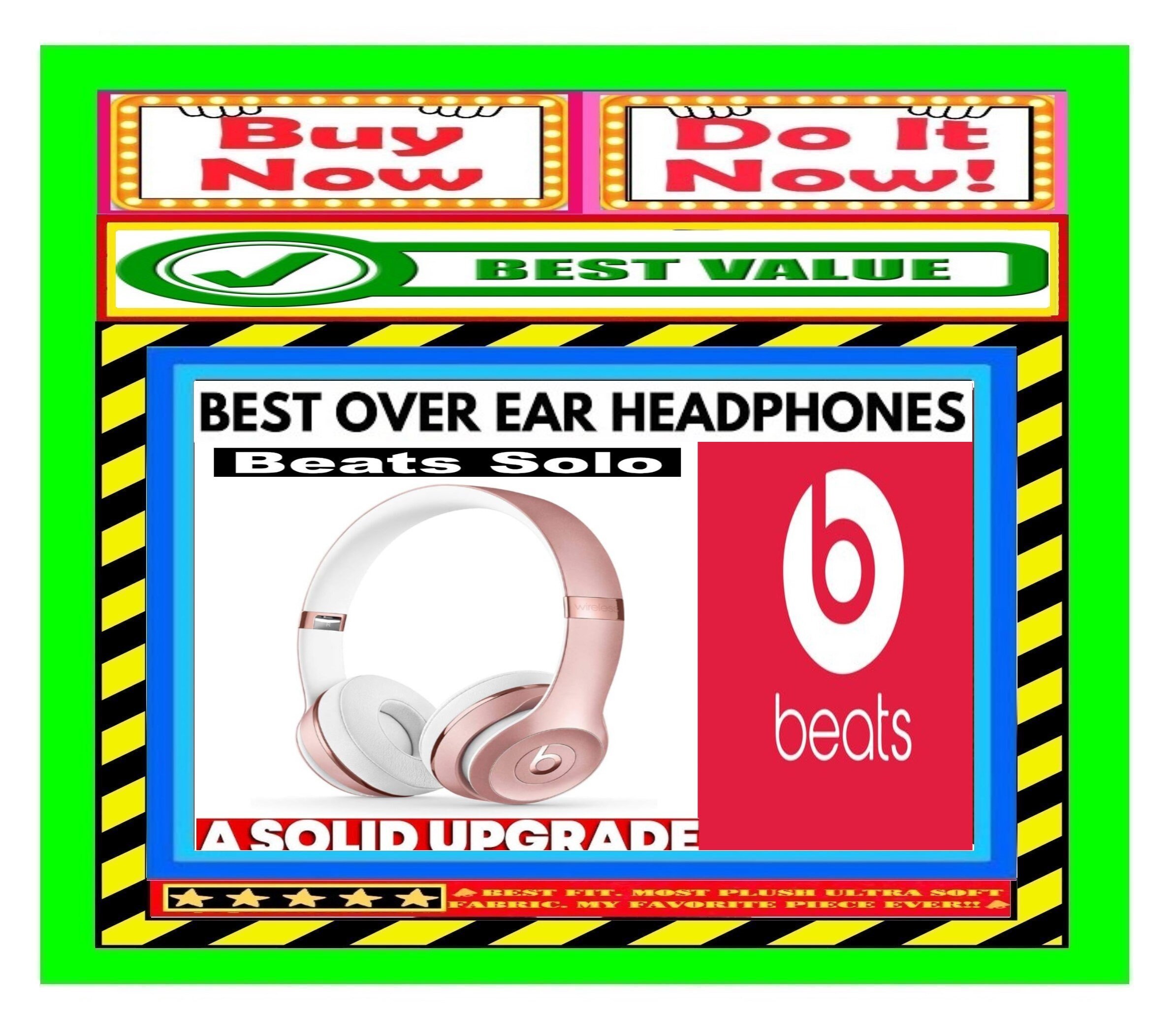 Sale Vintage BEATS Solo 3 Wireless Bluetooth HEADPHONES Buy Now Rose Gold Dr. Dre On ear Noise Canceling Tech Stereo Music Studio Travel Etsy