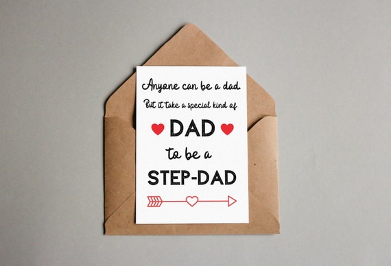 Step Dad Father S Day Card Greeting Card Funny Etsy