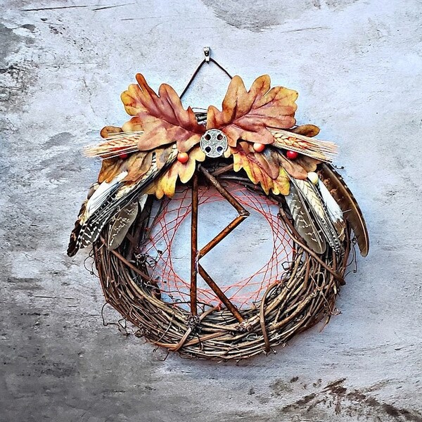 Pagan Wreath Etsy