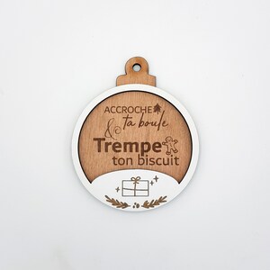 Personalised humorous Christmas ball