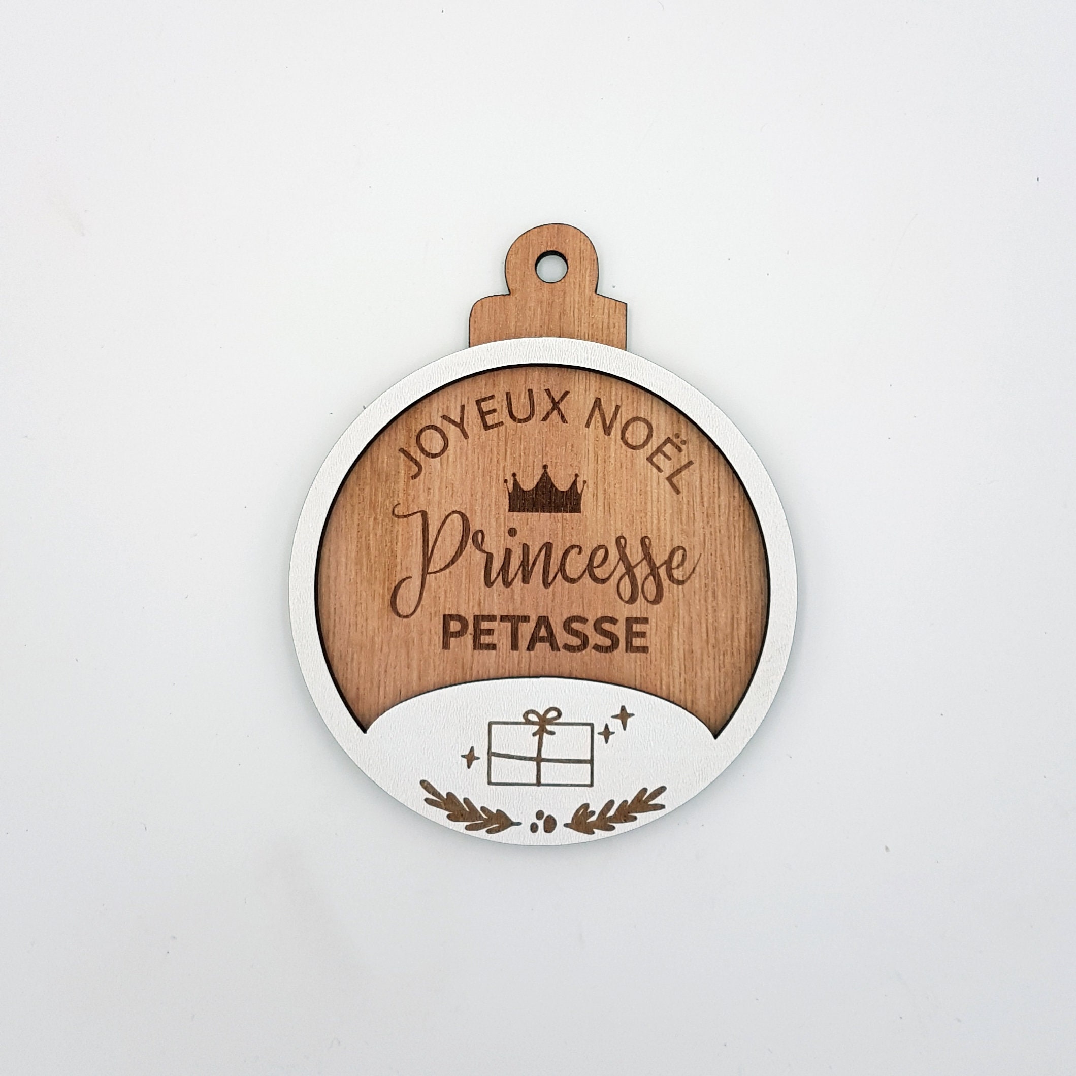 Boule de Noël Humoristique Personnalisée