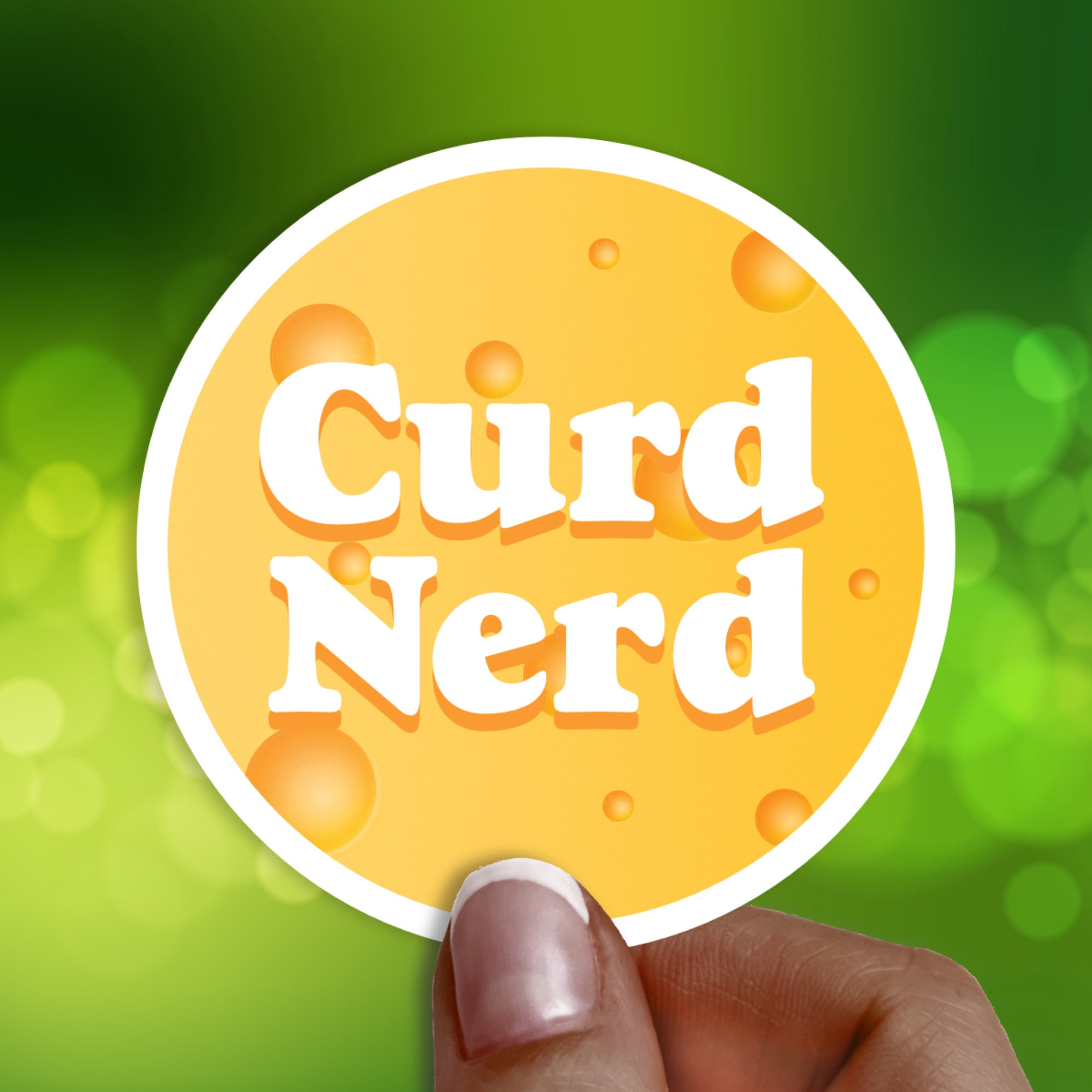 Curd Nerd Vinyl Sticker・Waterproof Stickers・Water Bottle Stickers・Car Stickers・Laptop Stickers・Weatherproof Stickers Curd Nerd Vinyl Sticker・Waterproof Stickers・Water Bottle Stickers・Car Stickers・Laptop Stickers・Weatherproof Stickers