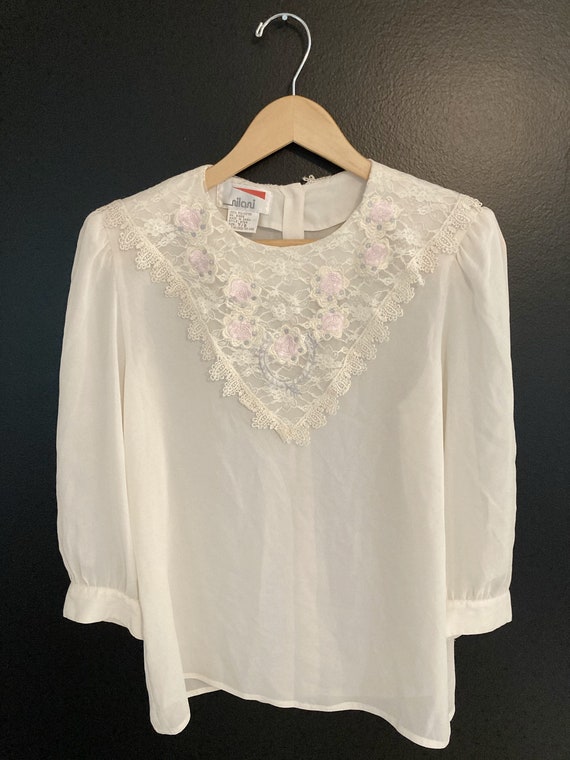 Vintage, lace collar, Bertha collar, bib collar, b