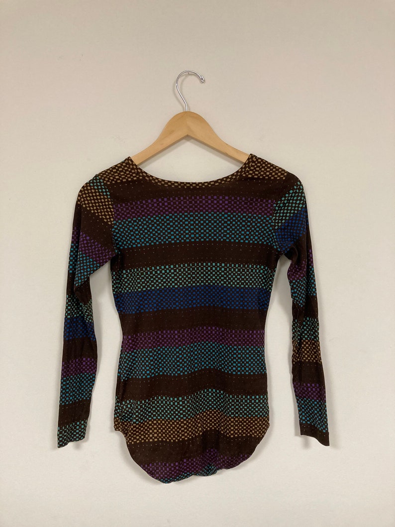 long sleeve 70s bodysuit Vintage